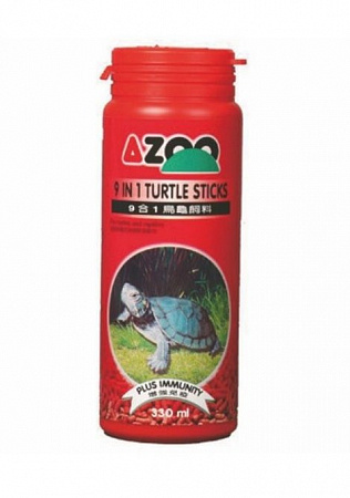 AZOO 9in1 Turtle Stiks 330мл палочки для черепах